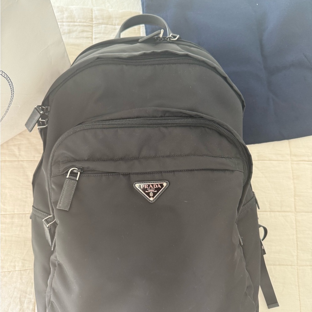 Prada Black Men's Backpack